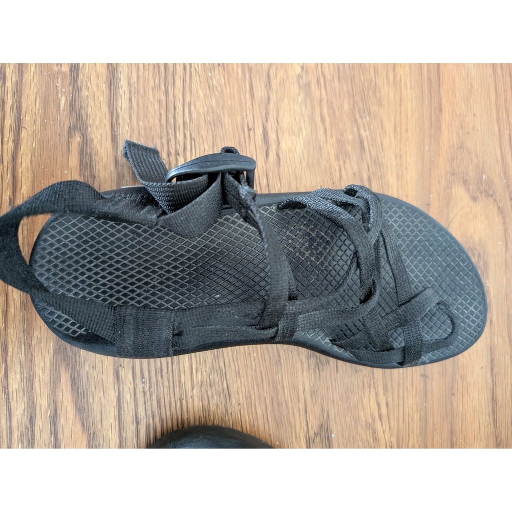 Chaco ZX2 Classic Womens 8 Black Strappy Athletic Outdoor Hiking Sandals Toe - Picture 6 of 11